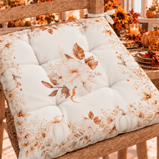 Coussins pour chaises Housses de chaise 6 pièces Autumn Flowers