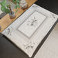 Housse de Plaque de Cuisson pour Cuisine en Impression Numérique Noeud Gris 1pz 50x70cm