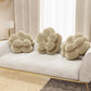 Coussin Décoratif Fleur Crème