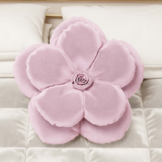 Cuscino Arredo Fiore Rosa
