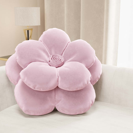 Cuscino Arredo Fiore Rosa