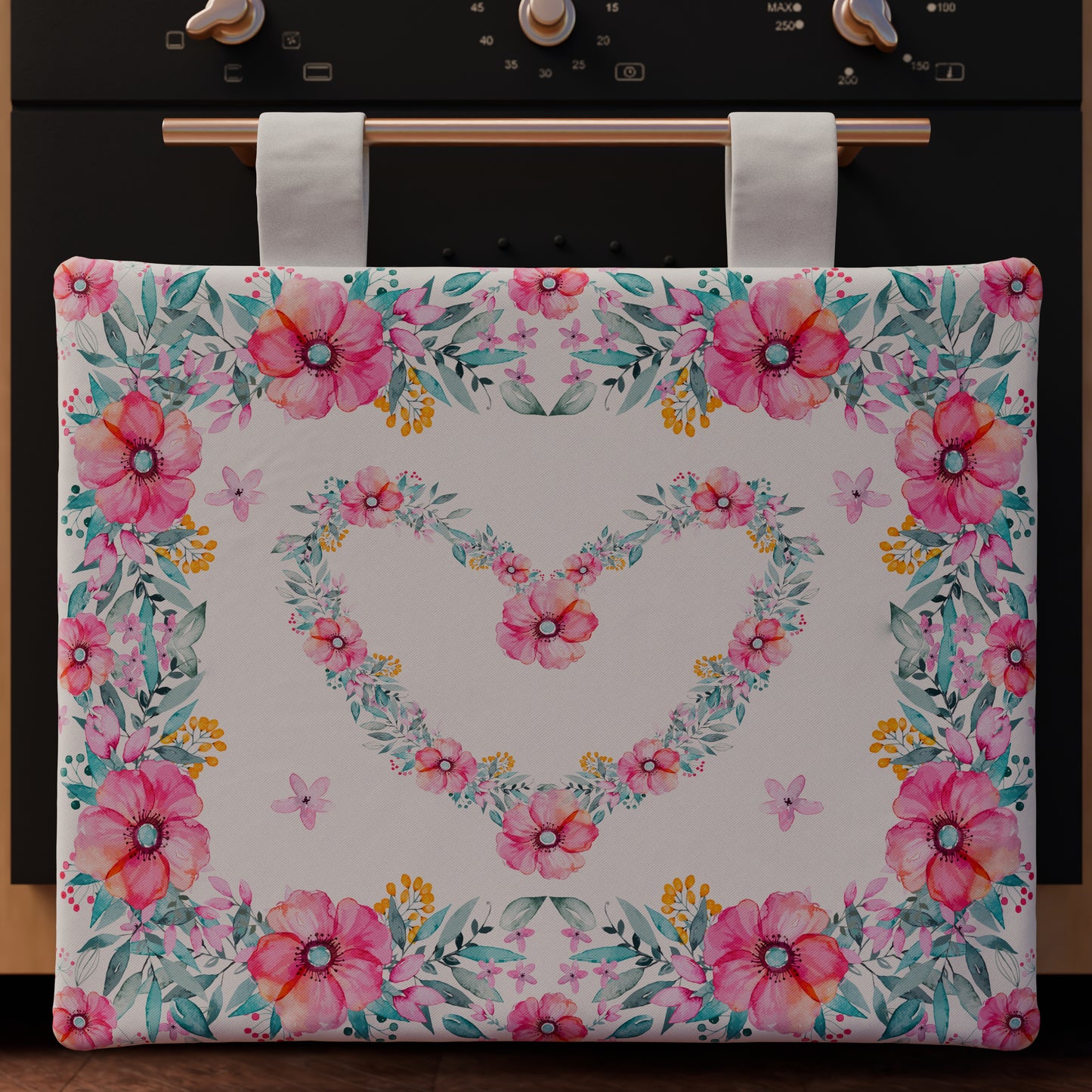Housse de four pour cuisine en impression numérique Florale-01 1 pièce 45x55cm
