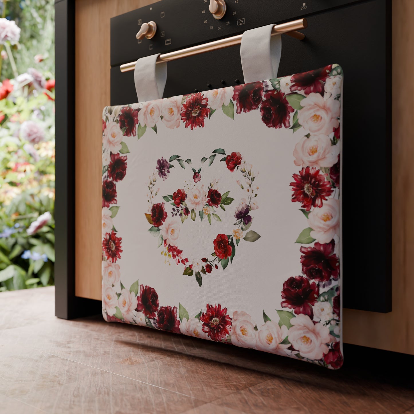 Housse de four de cuisine en impression numérique Floral-07 1pz 45x55cm