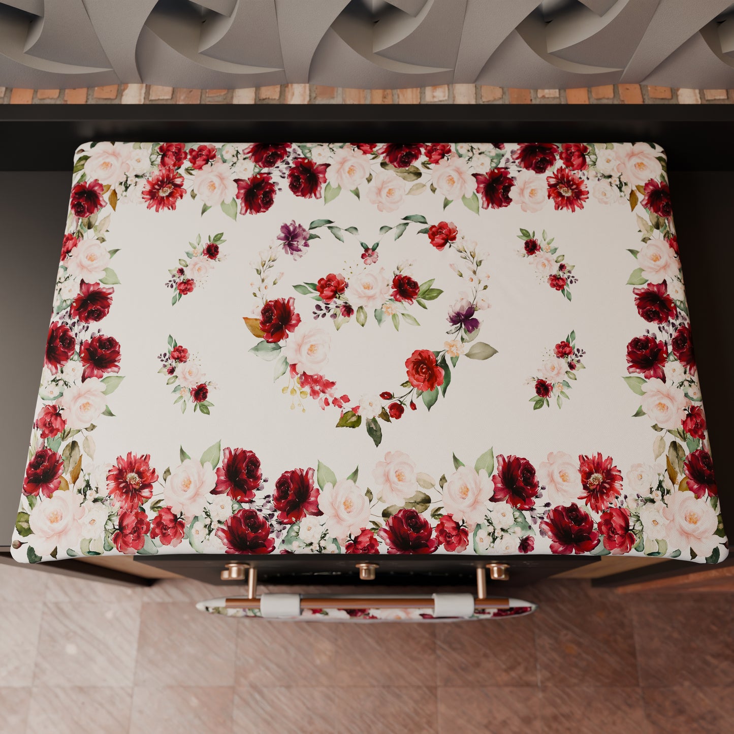 Housse de plaque de cuisson en impression numérique Floral-07 1pz 50x70cm