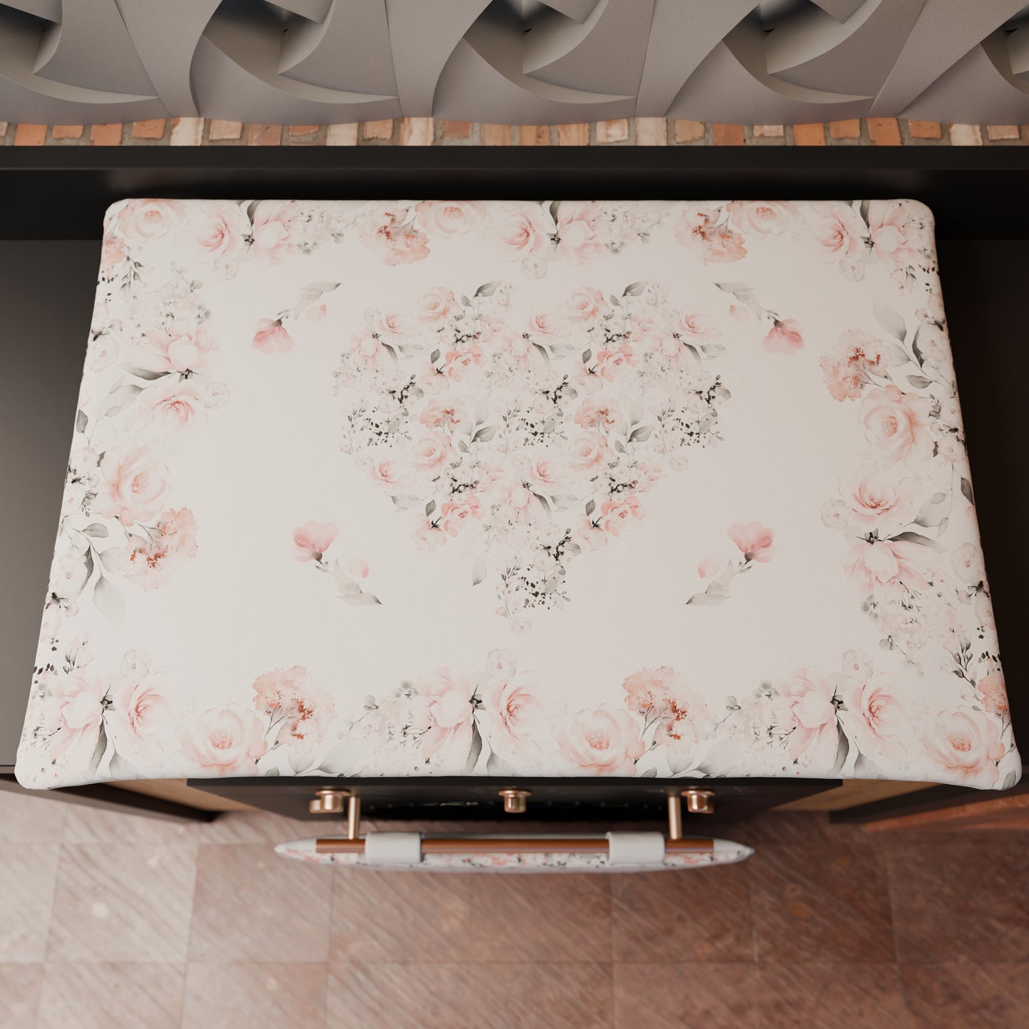 Housse de plaque de cuisson pour cuisine en impression numérique Florale-17 1 pièce 50x70cm