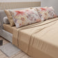Lenzuola in Cotone, Completo Letto con Federe in Stampa Digitale Floreale F1