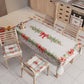 Coussins de chaise de Noël, Housses de chaise de Noël 6 pièces Guirlande de Noël