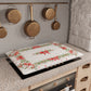 Protection de plaque de cuisson de Noël en impression numérique Guirlande de Noël