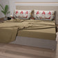 Draps de Noël en coton, parure de lit avec taies d'oreiller en impression numérique Gnome 03