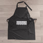 Tablier de Cuisine en Coton avec Dentelle Sangallo Noir
