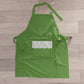 Tablier de Cuisine en Coton avec Dentelle Sangallo Vert
