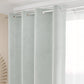 Tenda a Pannello in Velluto per Interni con Anelli, 140x280 cm, Grigio Chiaro