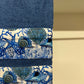 Serviette de bain 1+1 avec bordure en impression numérique Corail