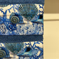 Serviette de bain 1+1 avec bordure en impression numérique Corail