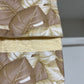 Serviette de Bain 1+1 avec Bordure en Impression Digitale Tropical Taupe-Or