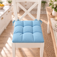Coussins pour Chaises de Cuisine, Couvre-Chaises 6 Pièces Bleu Ciel