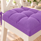 Coussins pour chaises housses de chaise Shabby Chic uni lilas