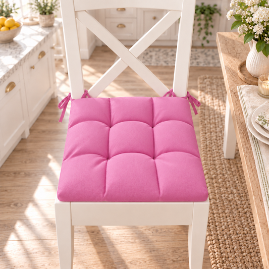 Kitchen Chair Cushions, Chair Cushions 6 Pieces Fuchsia