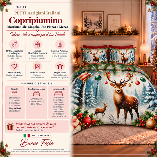 Copripiumini in Stampa Digitale Natalizi 25 Xmas 4