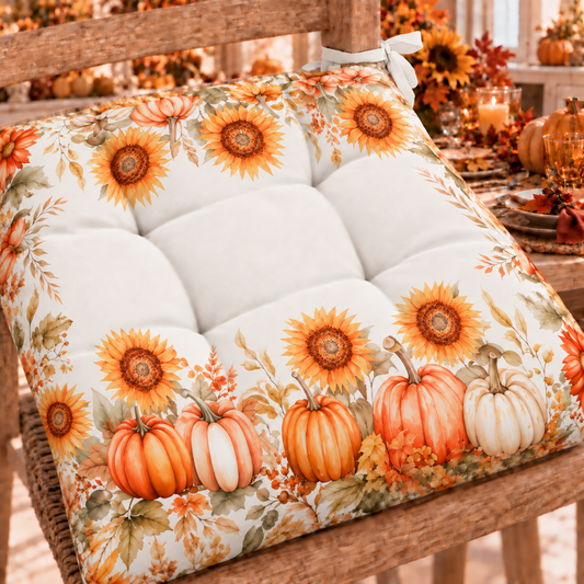 Coussins pour chaises Housses de chaise 6 pièces Pumpkin