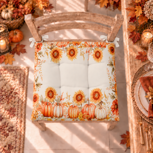 Coussins pour chaises Housses de chaise 6 pièces Pumpkin