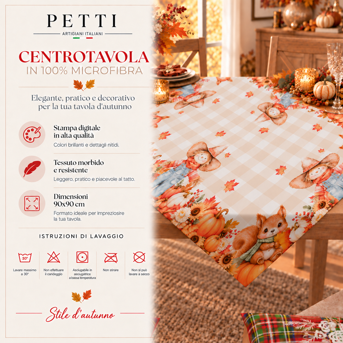 Centrotavola Moderno Cucina in Stampa Digitale October