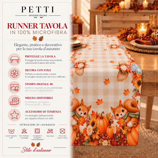 Runner Tavola, Tovaglia Runner, Runner Cucina October