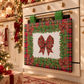 Housse de four de Noël pour cuisine en impression numérique Noeud Tartan, motif écossais