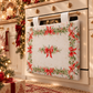 Copriforno Natalizio per Cucina in Stampa Digitale Ghirlanda Natale