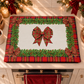 Housse de plaque de cuisson de Noël Housse de protection de feu de cuisine en impression numérique Noeud Tartan, motif écossais