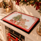 Christmas Stove Cover Kitchen Cover in Digital Print Bear