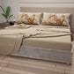 Lenzuola in Cotone, Completo Letto con Federe in Stampa Digitale Sailor 13 Beige