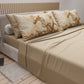Lenzuola in Cotone, Completo Letto con Federe in Stampa Digitale Sailor 13 Beige