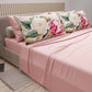 Draps en Coton, Parure de Lit avec Taies d'Oreiller en Impression Numérique Sofia