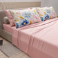 Draps en Coton, Parure de Lit avec Taies d'Oreiller en Impression Numérique Marseille