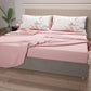 Draps en Coton, Parure de Lit avec Taies d'Oreiller en Impression Numérique Pivoine