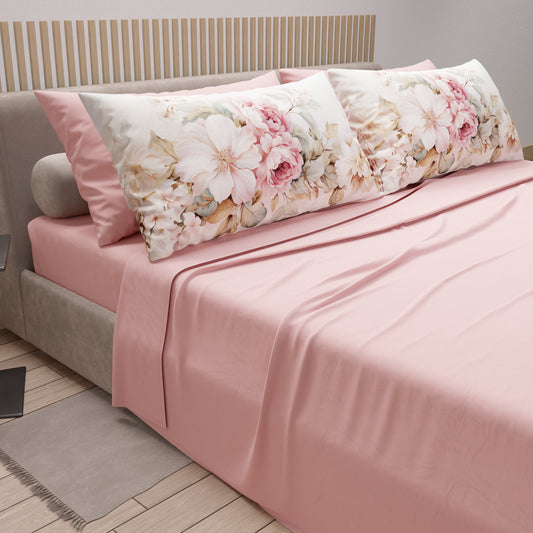 Lenzuola in Cotone, Completo Letto con Federe in Stampa Digitale Provenza