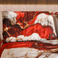 Coppia Federe Cuscino Eleganti Effetto Marmo Rosso