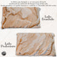 Coppia Federe Cuscino Eleganti Effetto Marmo Beige