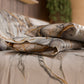 Coppia Federe Cuscino Eleganti Effetto Marmo Grigio Chiaro