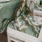 Coussins pour Chaises avec Élastique Housse de Chaise Effet Marbre Sauge - SALVOR