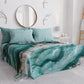 Couvre-lit d'été, Couverture légère, Draps de couvre-lit effet aigue-marine - AQUATIQUE
