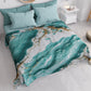 Couvre-lit d'été, Couverture légère, Draps de couvre-lit effet aigue-marine - AQUATIQUE