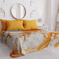 Couvre-lit d'été, Couverture légère, Draps de couvre-lit effet orange - AURANGE