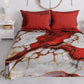Copriletto Estivo, Coperta Leggera, Lenzuola Copriletto Effetto Rosso - BLOODY