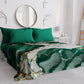Couvre-lit d'été, Couverture légère, Draps de couvre-lit effet émeraude - ESMERAUR