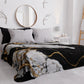 Couvre-lit d'été, Couverture légère, Draps de couvre-lit effet noir blanc - GILDENITE