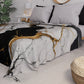Couvre-lit d'été, Couverture légère, Draps de couvre-lit effet noir blanc - GILDENITE