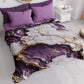 Couvre-lit d'été, Couverture légère, Draps de couvre-lit effet marbre violet - VIOLETRIC
