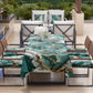 Tovaglia Antimacchia Effetto Marmo Elegante Acquamarina - AQUATIQUE